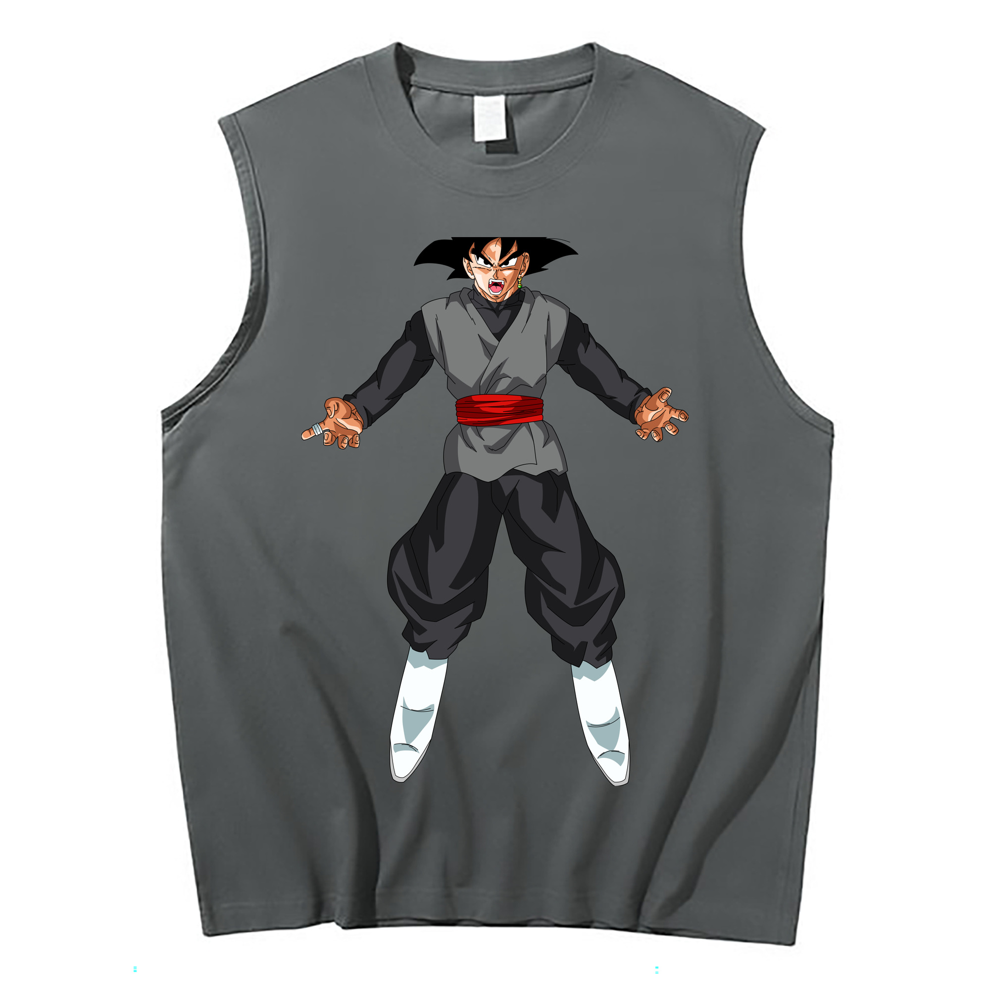（画像用） ドラゴンボール ベジータ四世（Bejīta Yonsei）DRAGON BALL Vegeta IV コットン100％タンクトップ（フロントプリント）